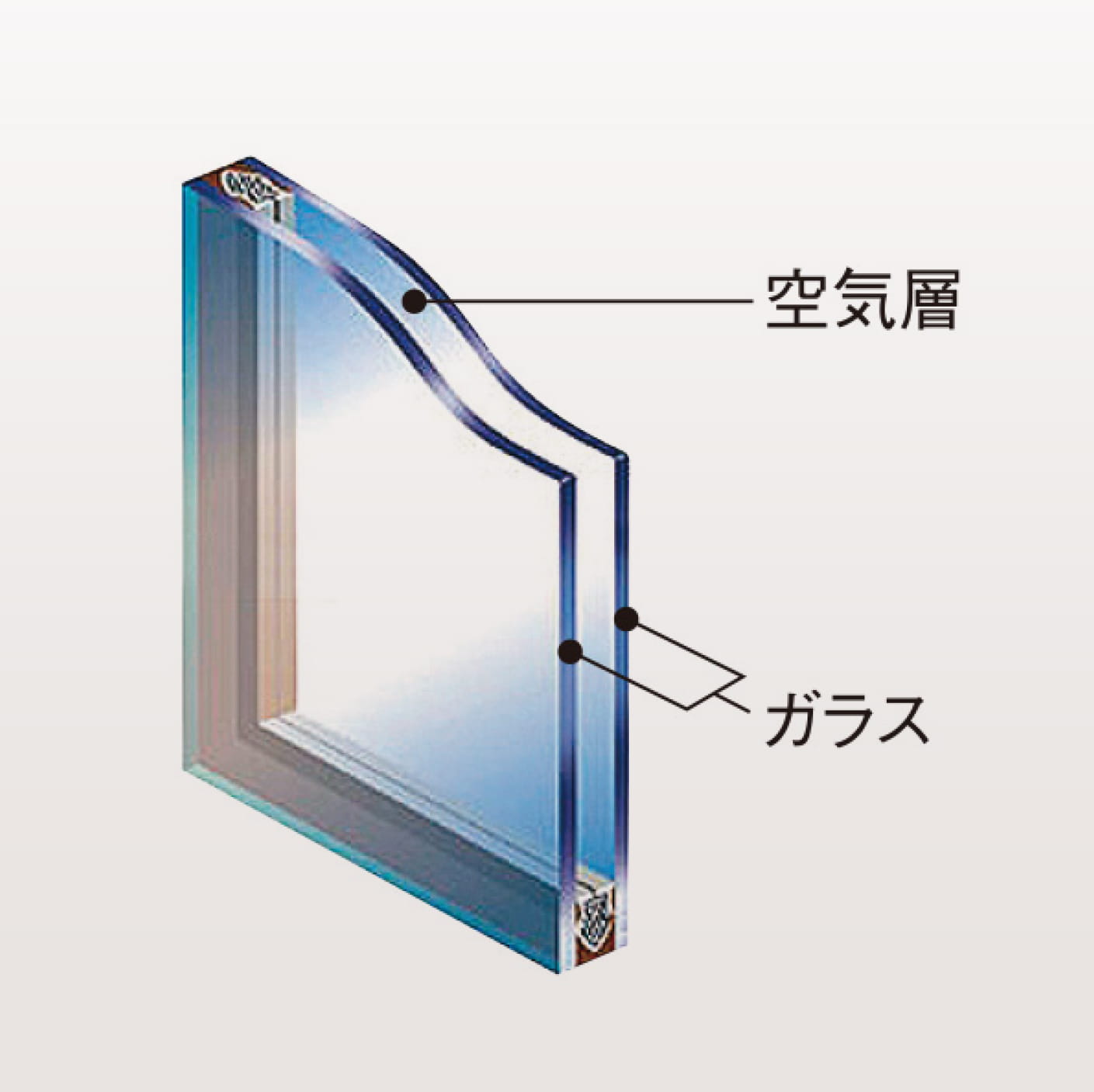 高断熱仕様の複層ガラス