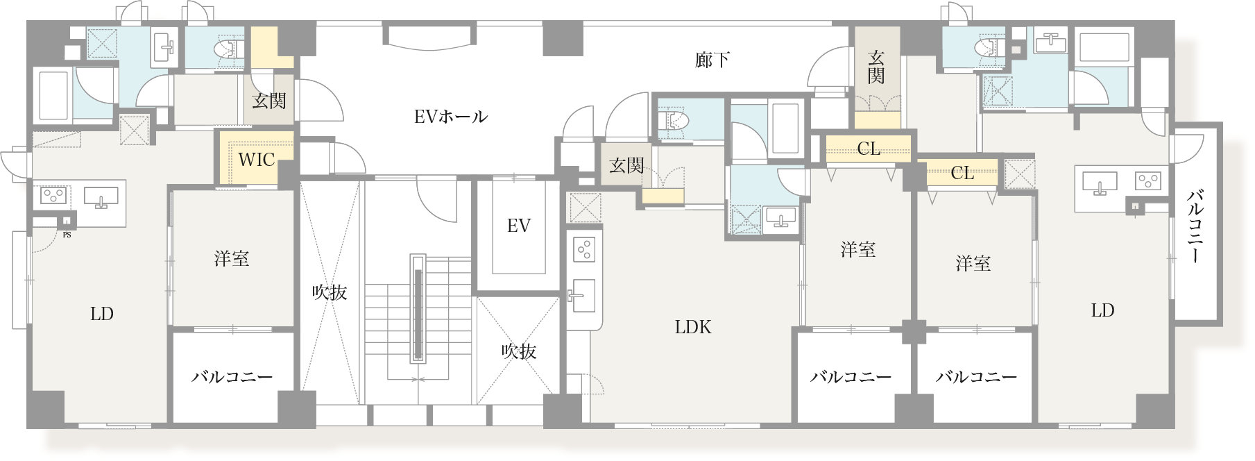モンメゾンⅠの間取り
