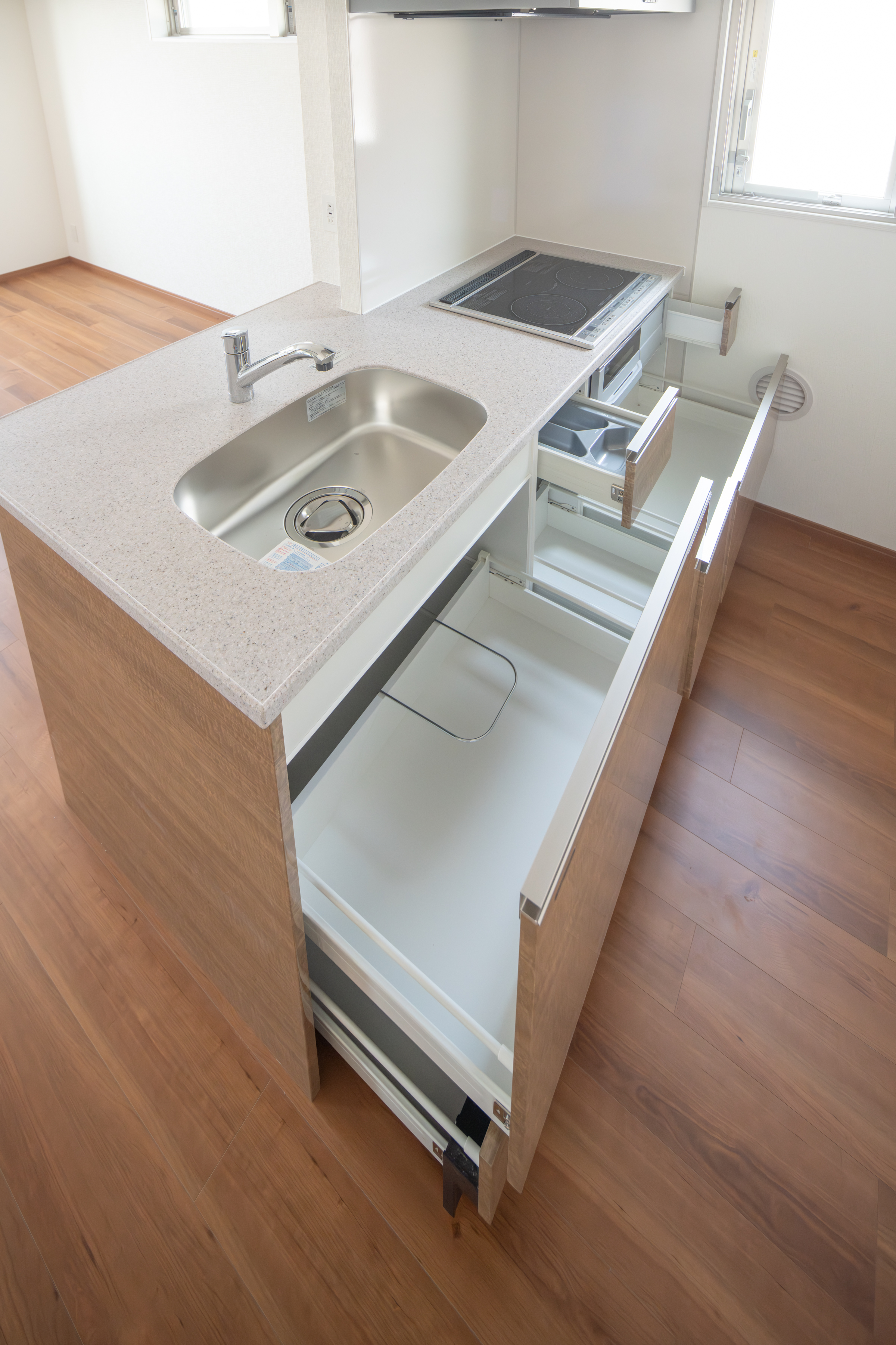 お手入れ簡単なキッチン・コンロ