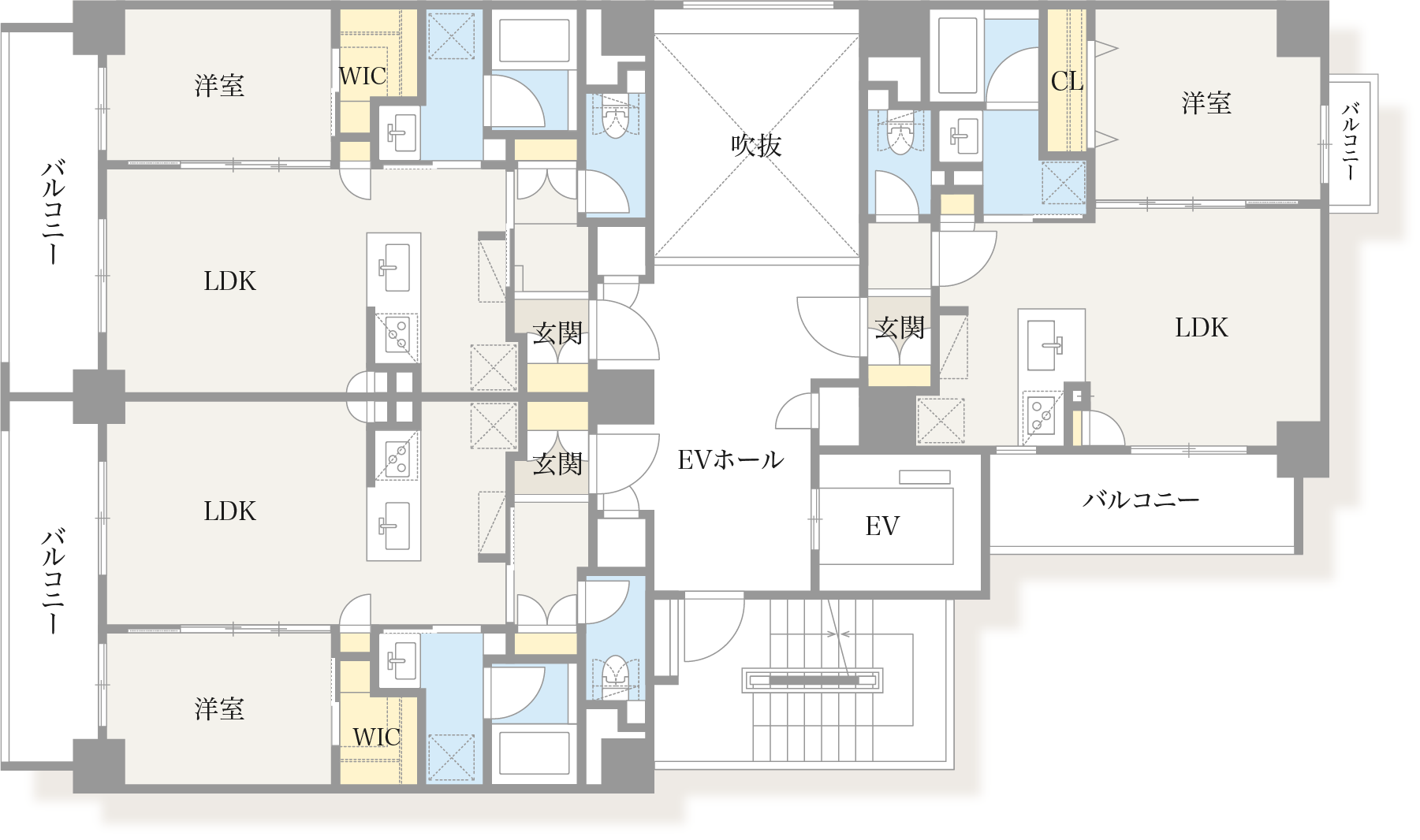 モンメゾンⅡの間取り